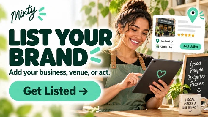 Minty Brand Ecosystem: List your Brand, business or performer in the public directory