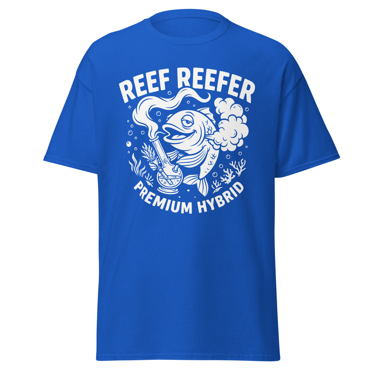 Reef Reefer: Premium Hybrid Unisex Classic T-Shirt, royal, front view