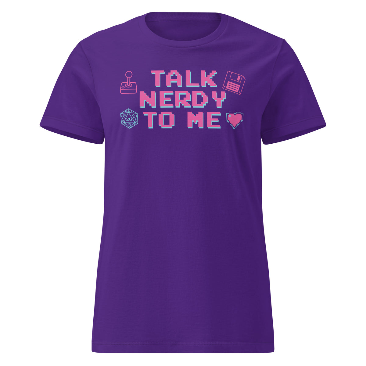 Talk Nerdy to Me Women's Softstyle T-Shirt, front view