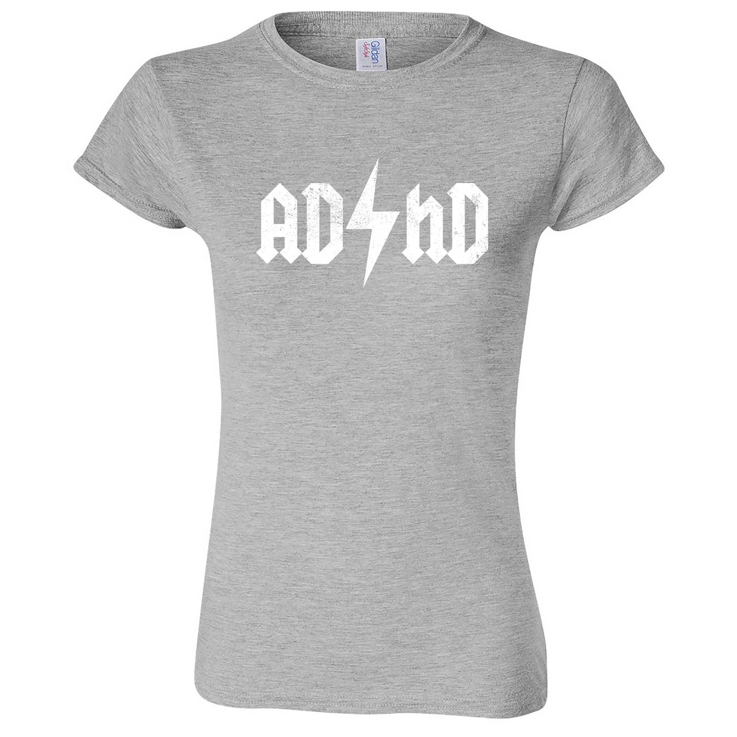 "AD/HD Concert Tee" women's t-shirt Sport Grey