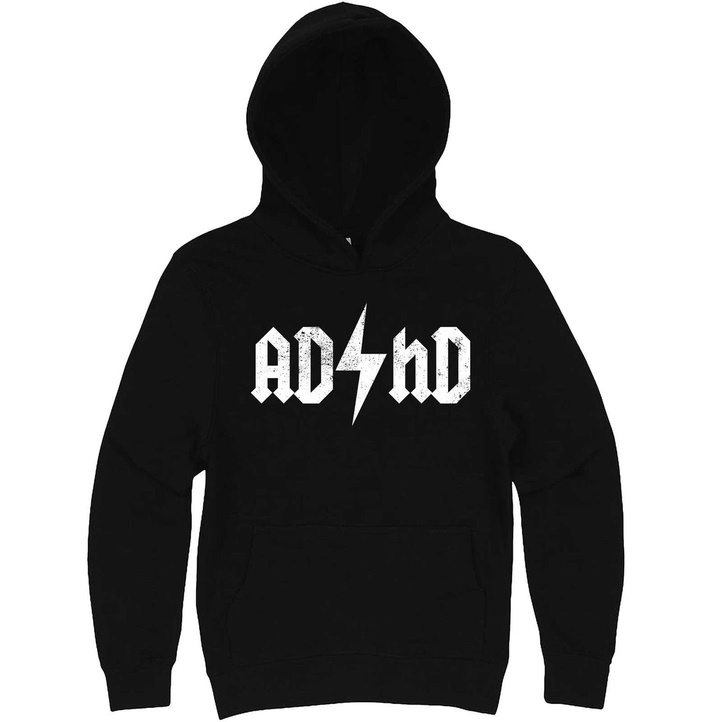 "AD/HD Concert Tee" hoodie, 3XL, Black
