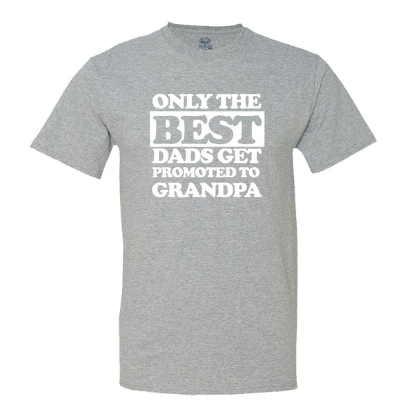 Amazing Dads Get Promoted to Grandpa Dark Tshirt