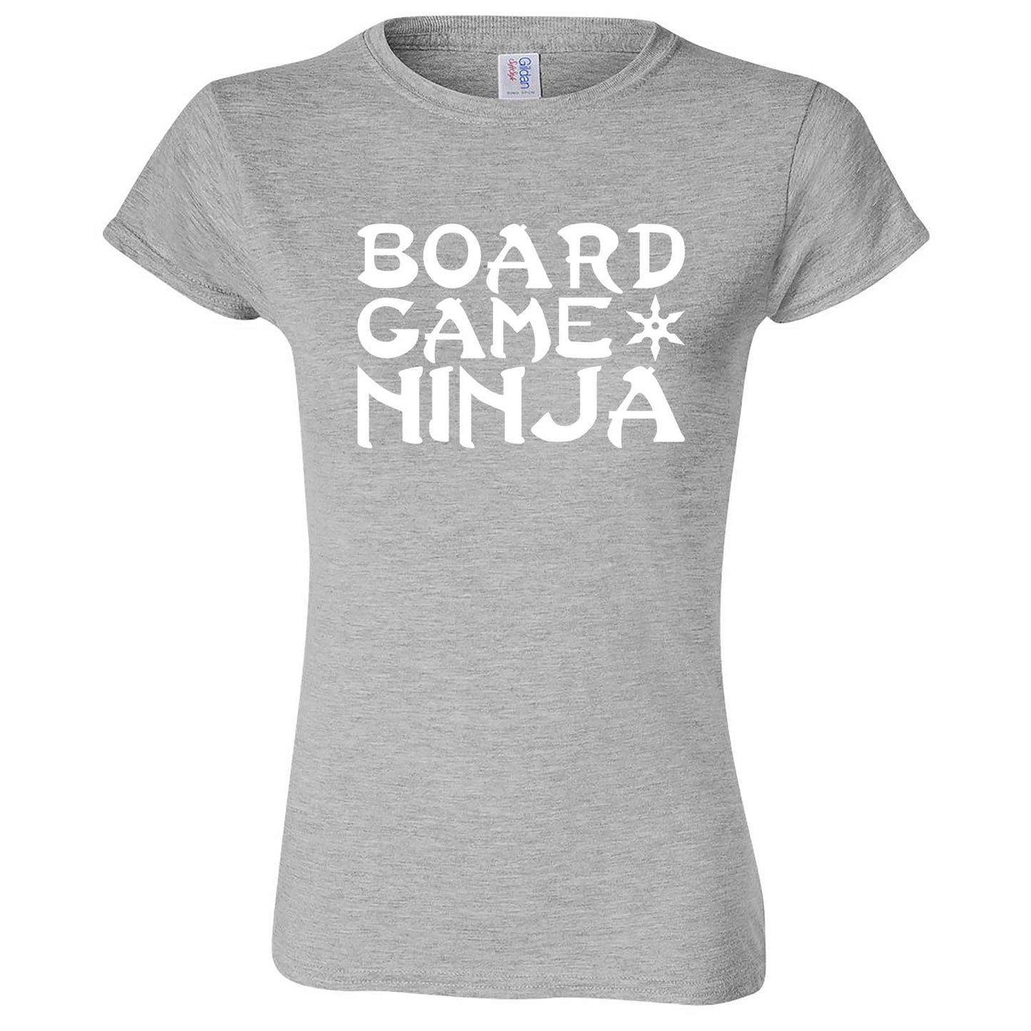 "Board Game Ninja" women's t-shirt Sport Grey