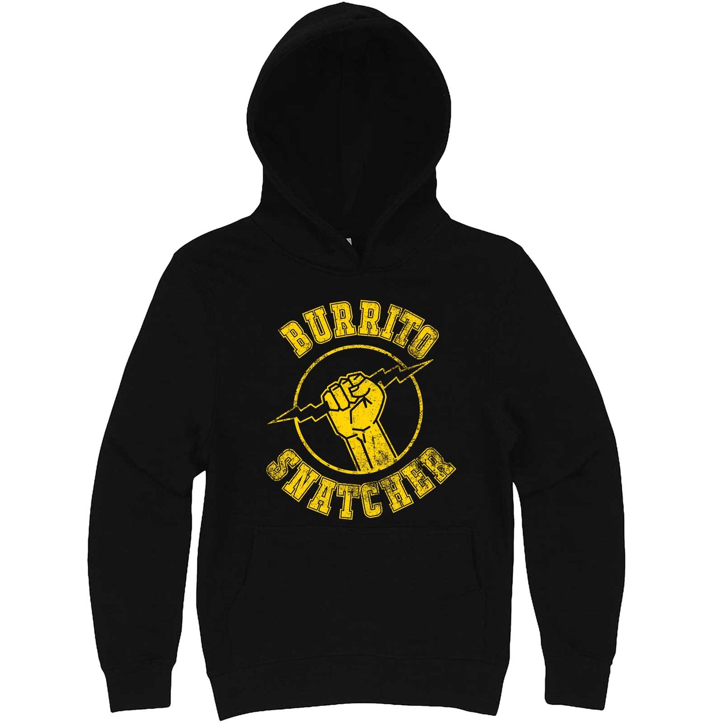 "Burrito Snatcher" hoodie, 3XL, Black
