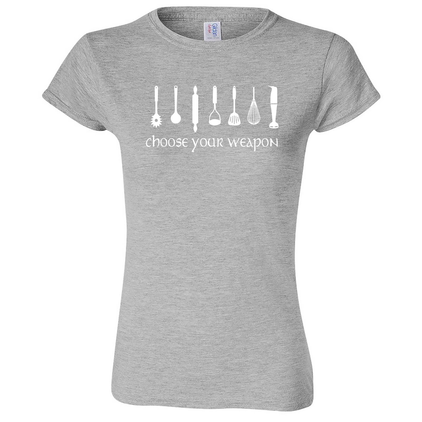 "Choose Your Weapon - Baker" women's t-shirt Sport Grey