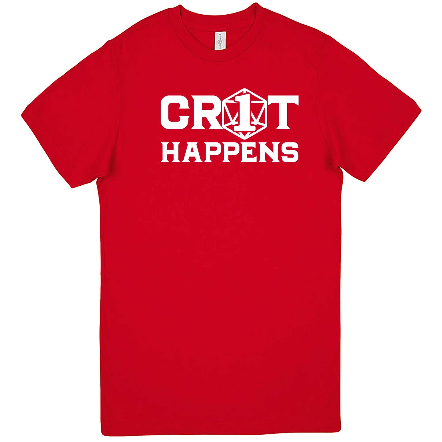 "Crit Happens" men's t-shirt Red