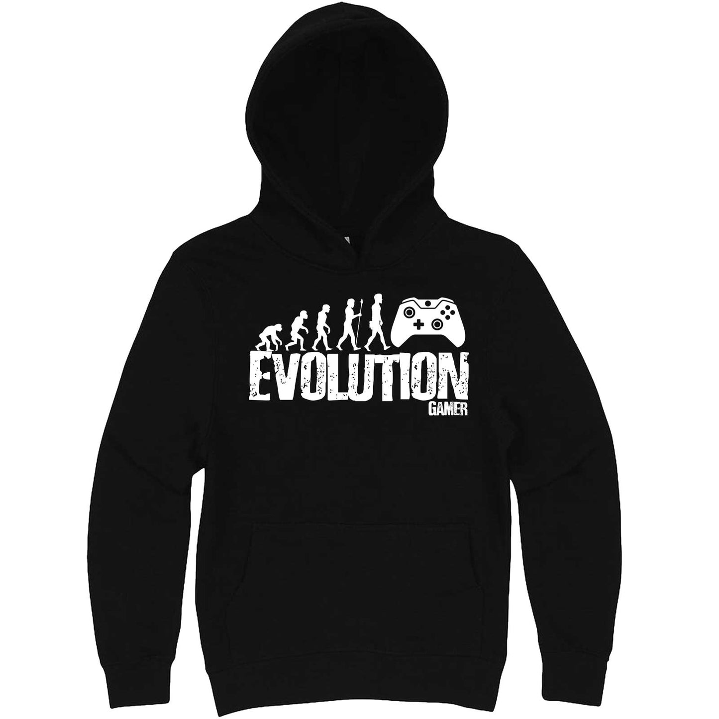 "Evolution of a Gamer" hoodie, 3XL, Black