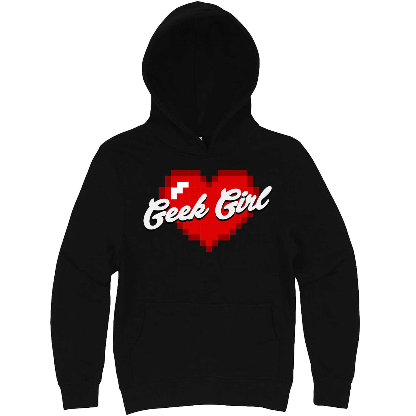 "Geek Girl" hoodie, 3XL, Black