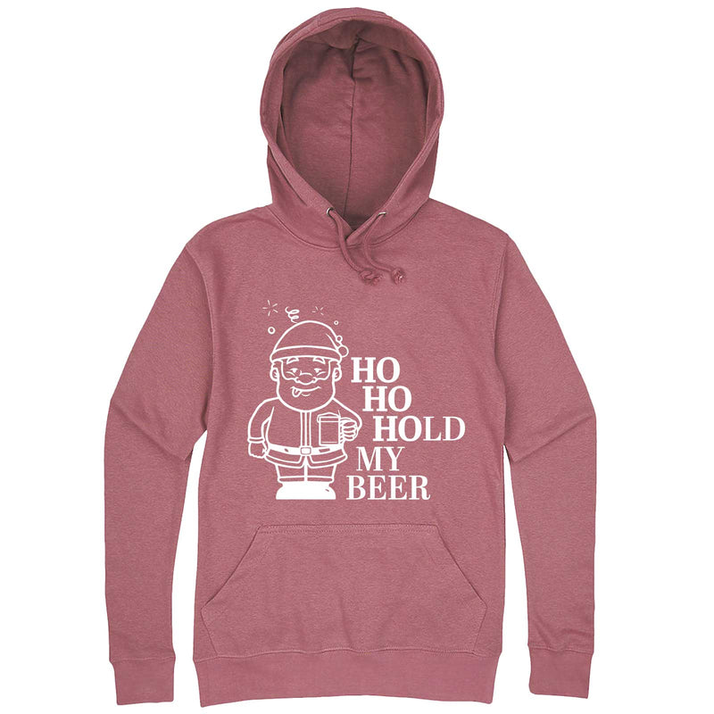  "Ho Ho Hold My Beer" hoodie, 3XL, Mauve