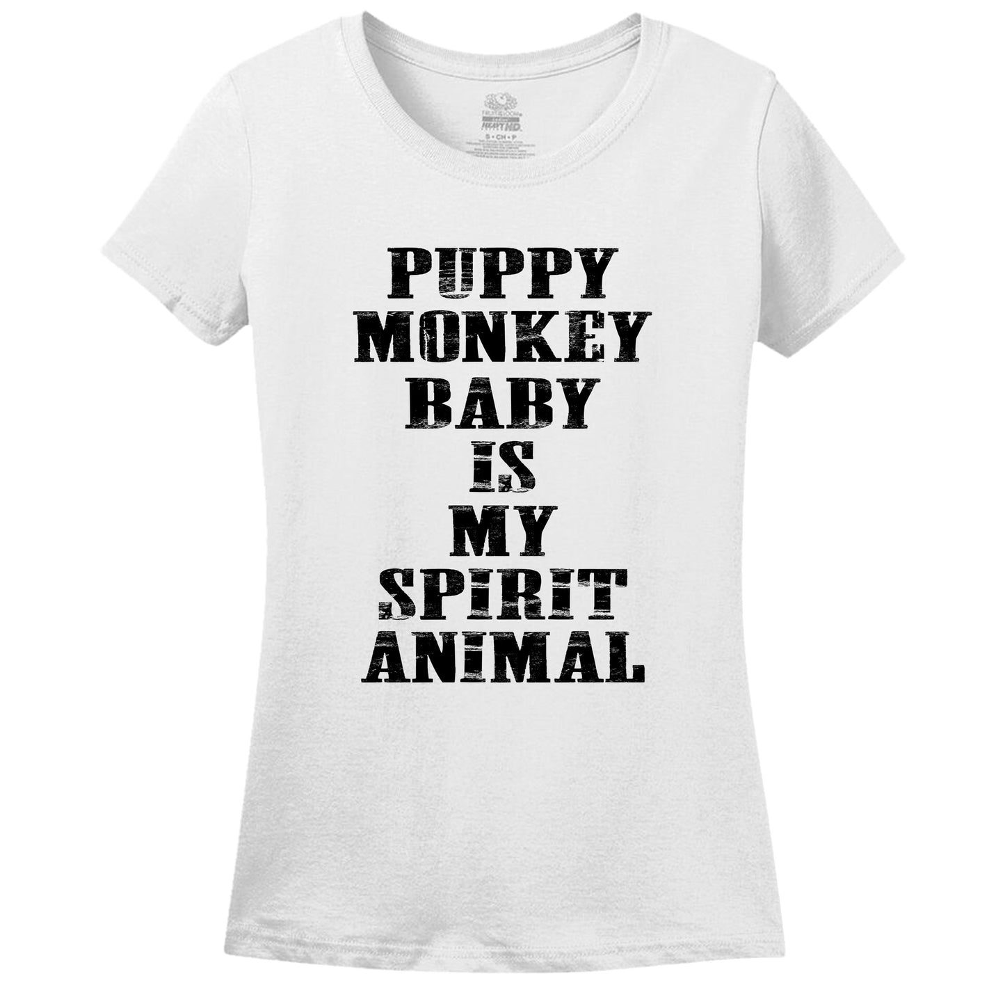 Puppy Monkey Baby Is My Spirit Animal Women's T-Shirt
