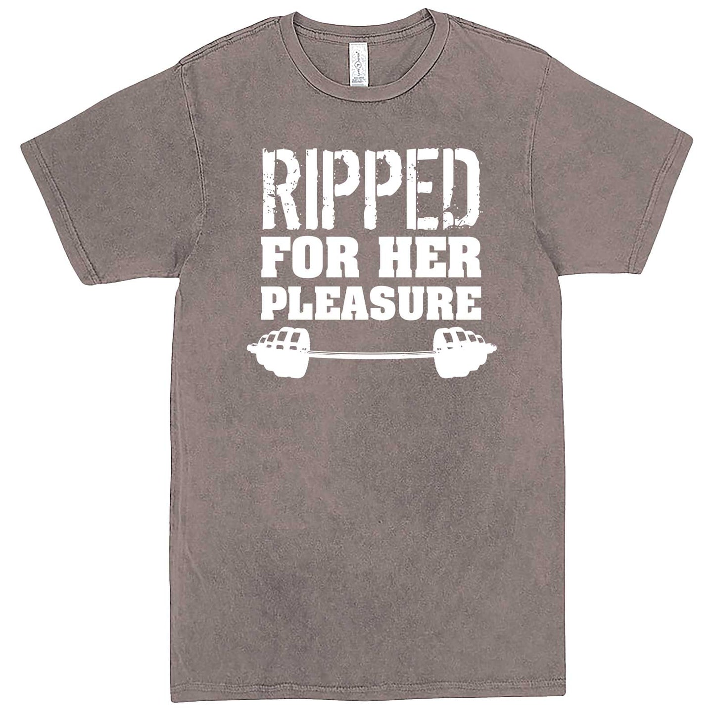 "Ripped For Her Pleasure" men's t-shirt Vintage Zinc