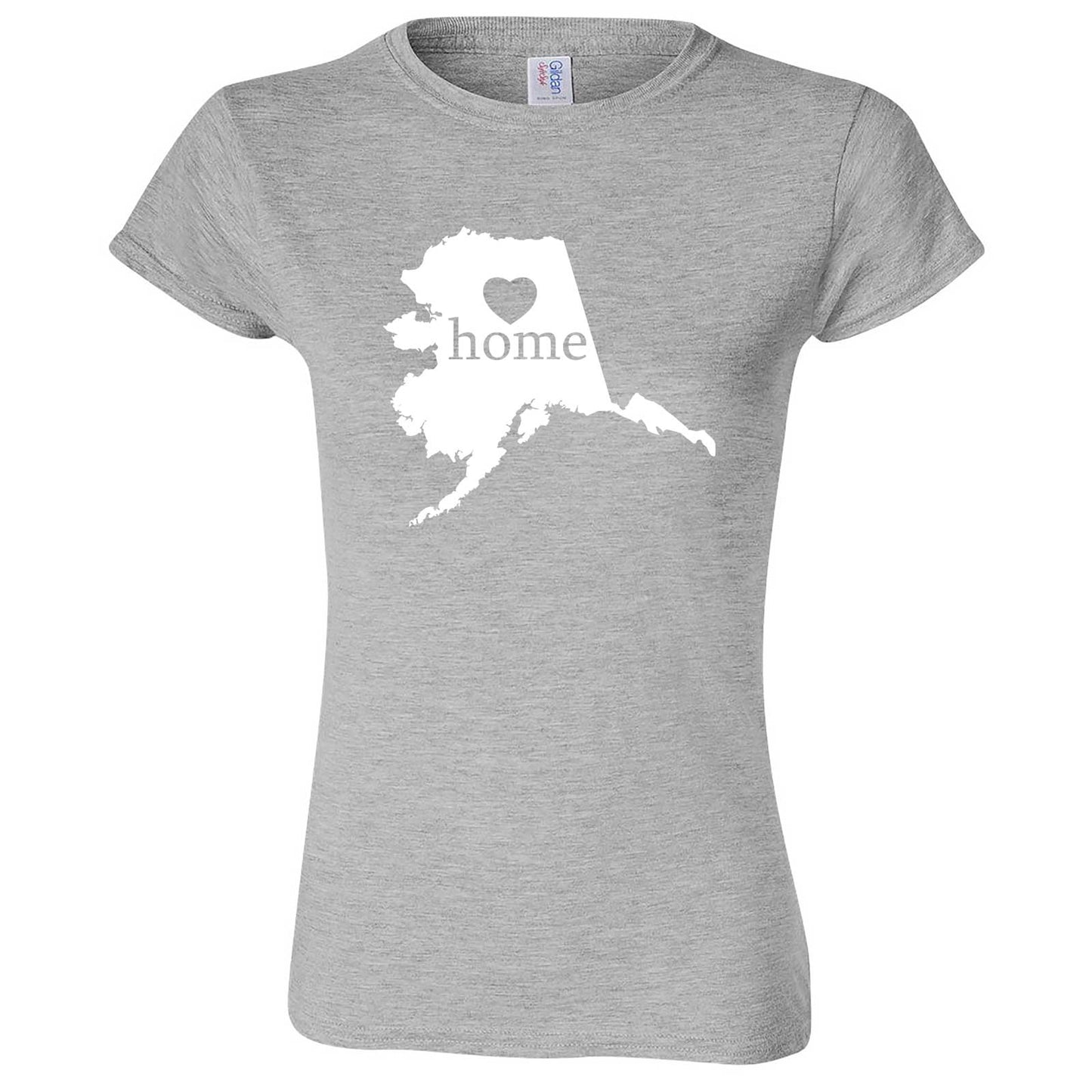 "Alaska Home State Pride" women's t-shirt Sport Grey