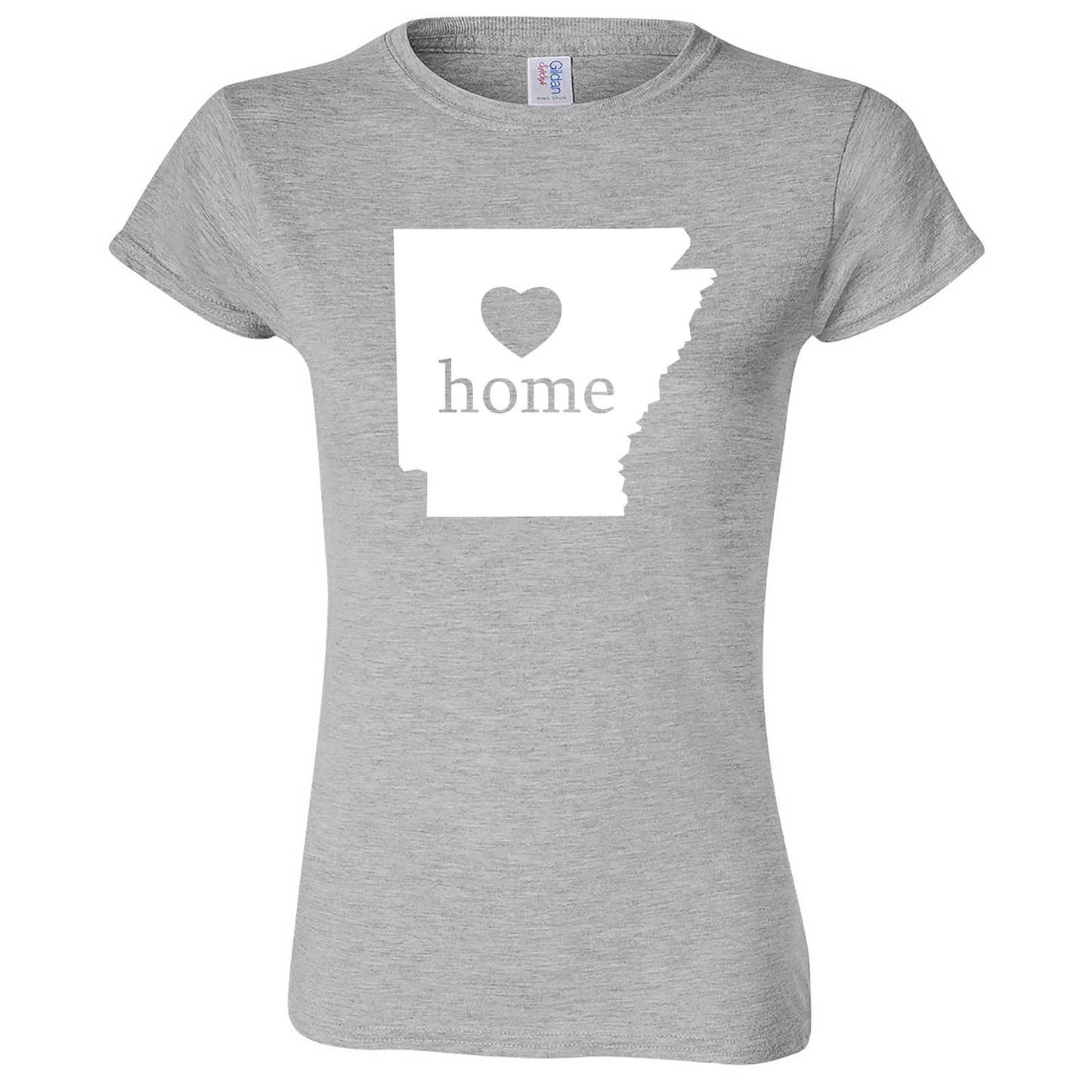 "Arkansas Home State Pride" women's t-shirt Sport Grey