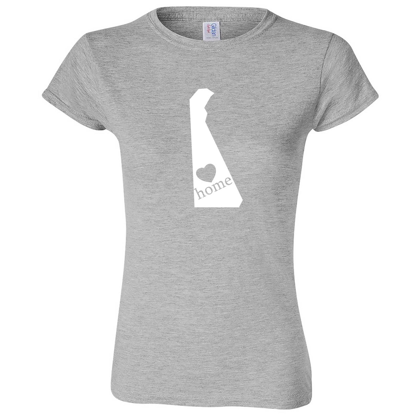 "Delaware Home State Pride" women's t-shirt Sport Grey