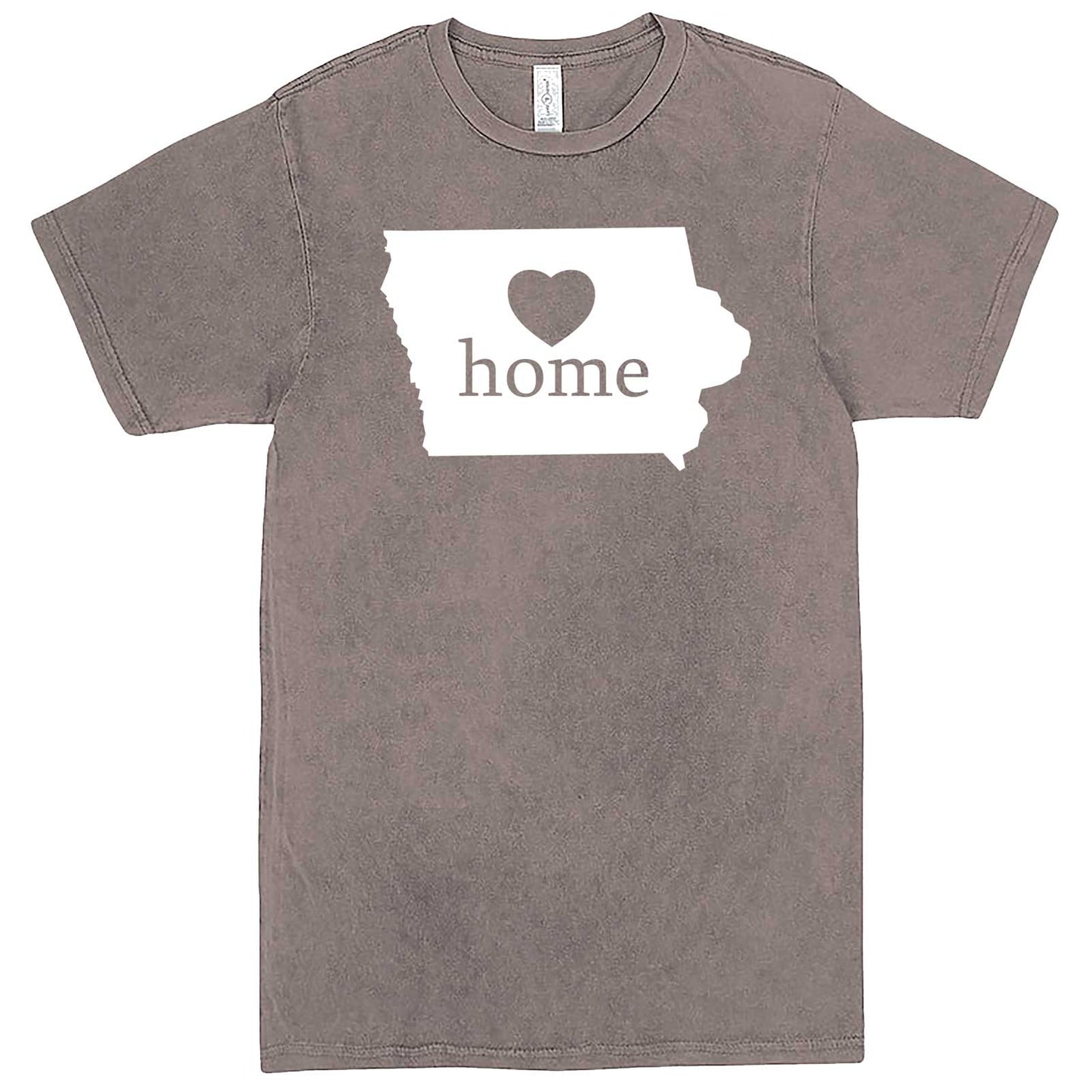 "Iowa Home State Pride" men's t-shirt Vintage Zinc