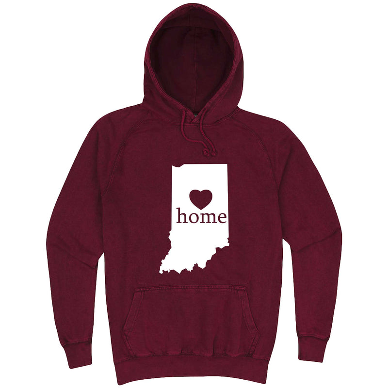  "Indiana Home State Pride, Pink" hoodie, 3XL, Vintage Brick