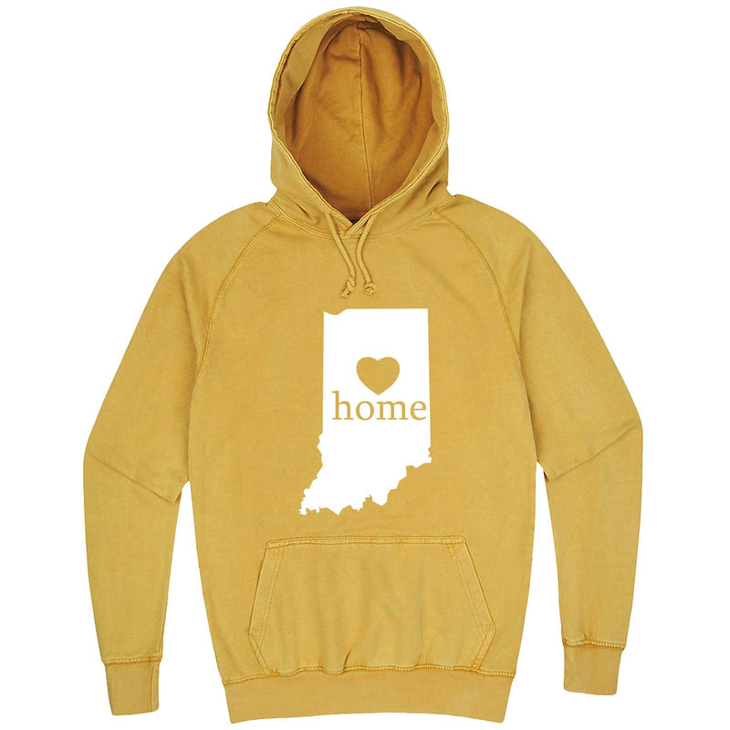  "Indiana Home State Pride, Pink" hoodie, 3XL, Vintage Mustard