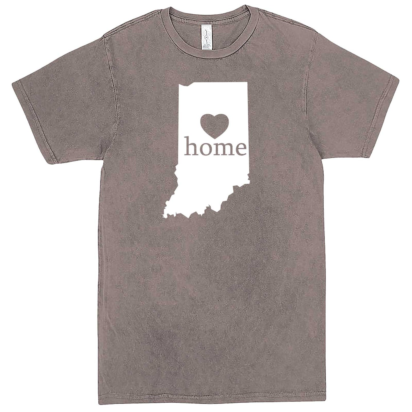 "Indiana Home State Pride, Pink" men's t-shirt Vintage Zinc