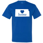  "Kansas Home State Pride, Pink" men's t-shirt Royal-Blue