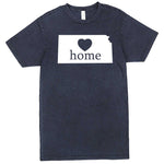  "Kansas Home State Pride, Pink" men's t-shirt Vintage Denim