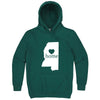  "Mississippi Home State Pride" hoodie, 3XL, Teal