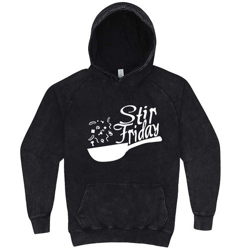  "Stir Friday" hoodie, 3XL, Vintage Black