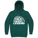  "Taco Tuesday Legend" hoodie, 3XL, Teal