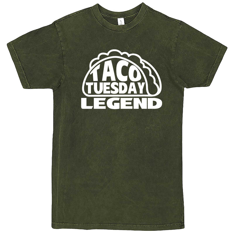  "Taco Tuesday Legend" men's t-shirt Vintage Olive