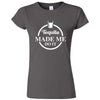  "Tequila Made Me Do It" women's t-shirt Charcoal