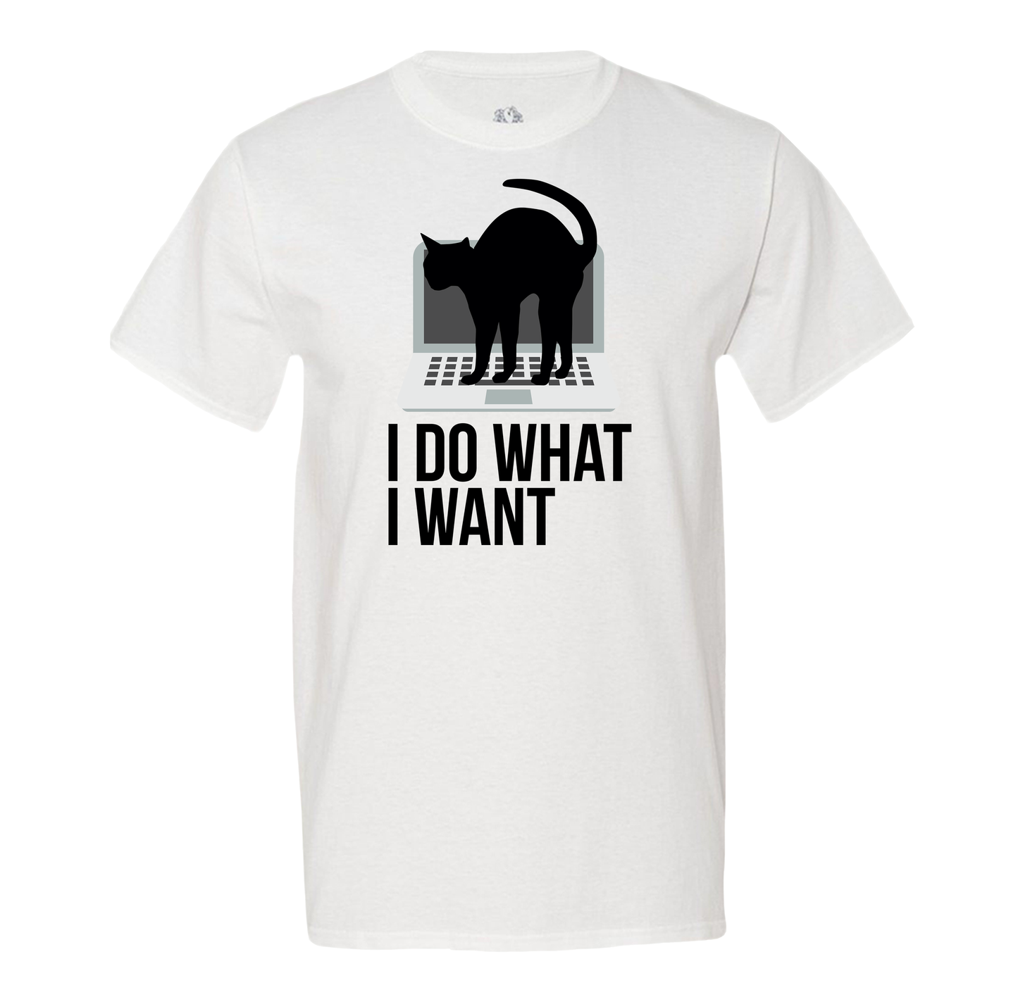 Cat On Laptop - Men's Tee