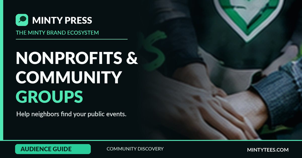 Minty Press guide for nonprofit and community groups making public events easier to discover