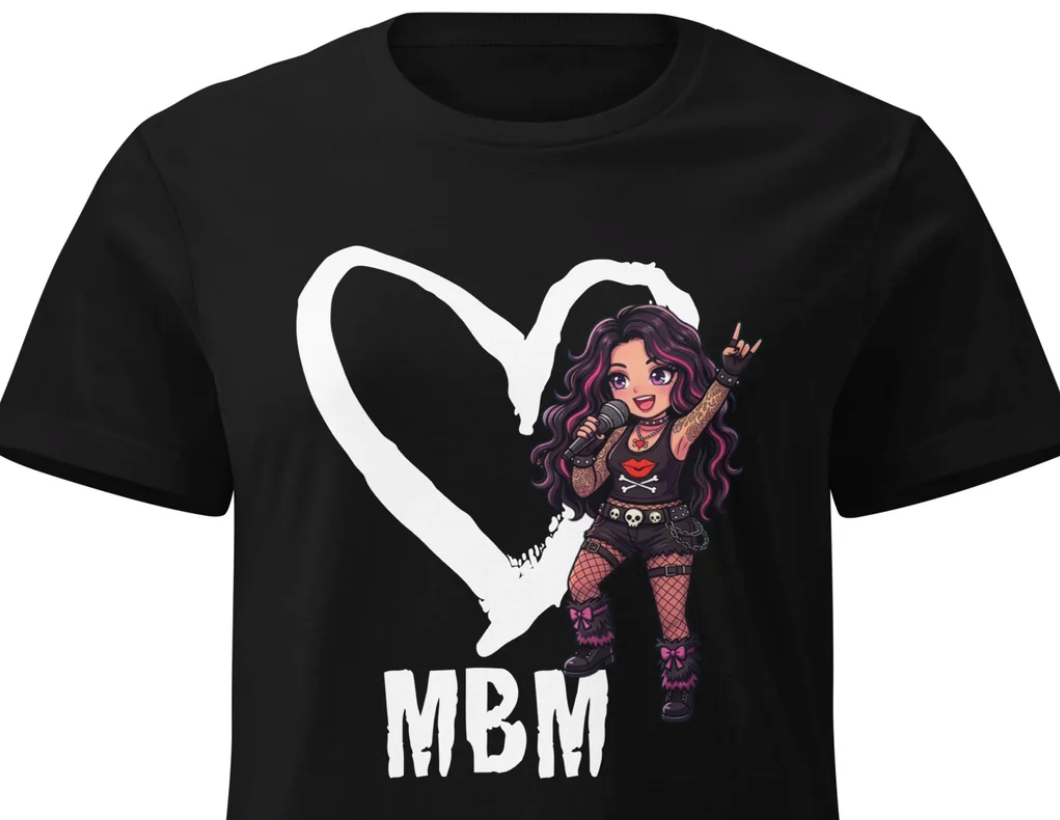Metal Babe Mayhem MBM Heart + Anime Babe