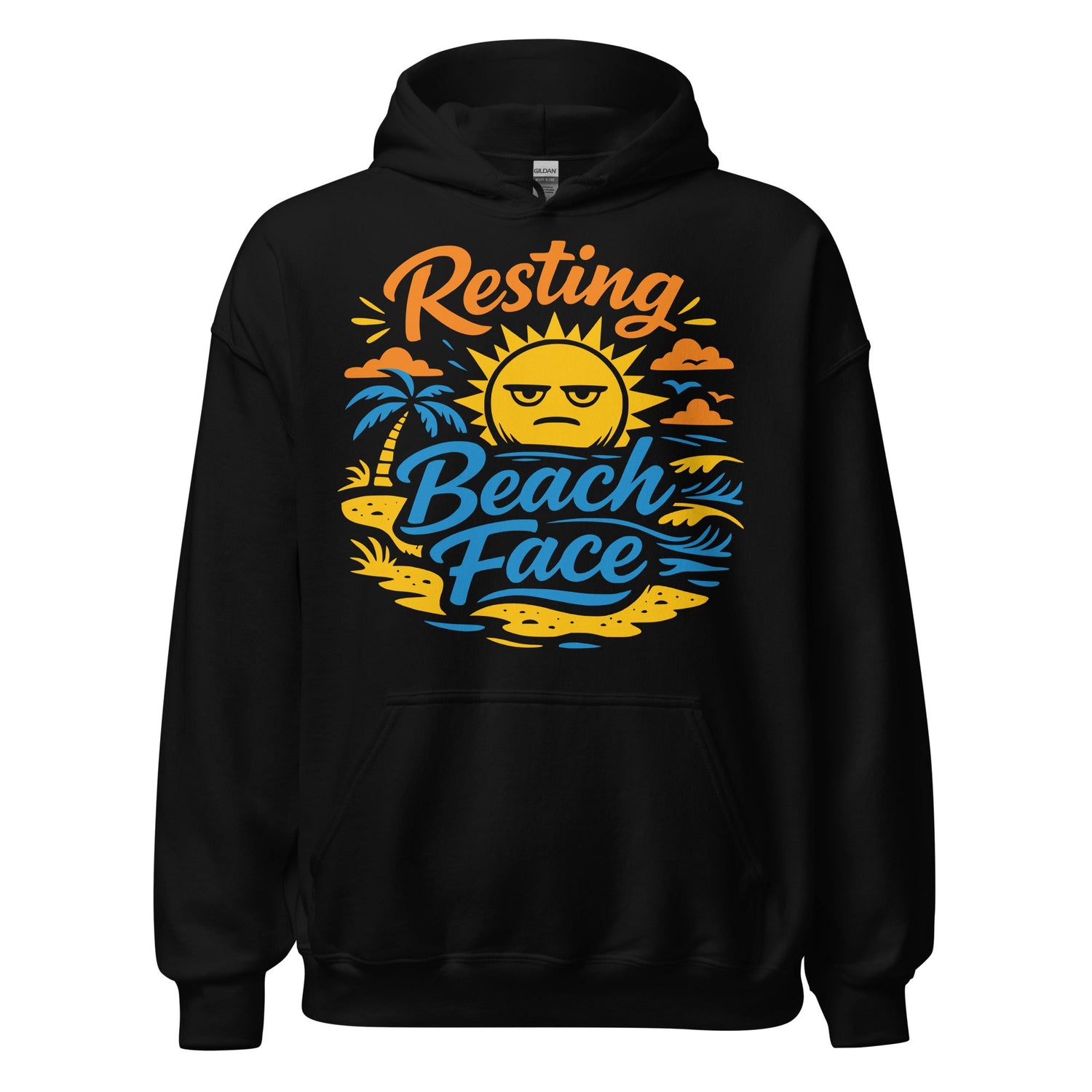 Resting Beach Face – Humor Design