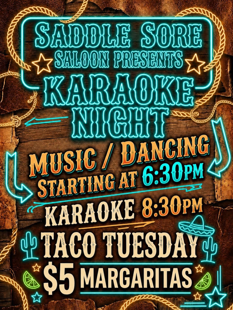 Karaoke at Saddle Sore Saloon in Norco, CA