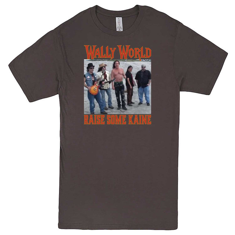 "Wally World on the beach" men's t-shirt Charcoal