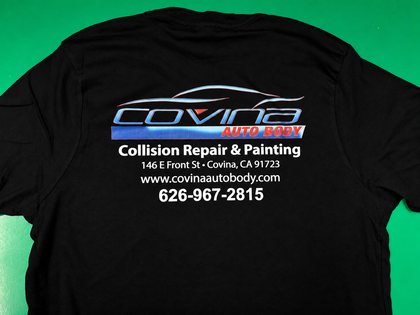 Minty Tees work for Covina Auto Body