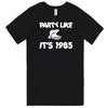  "Party Like It's 1985 - Hippo Games" men's t-shirt Black