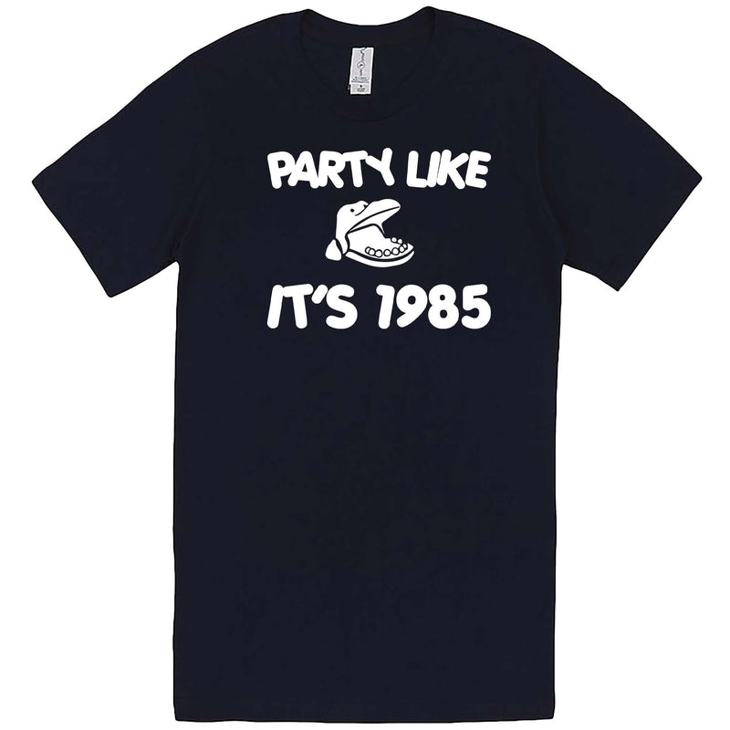  "Party Like It's 1985 - Hippo Games" men's t-shirt Navy