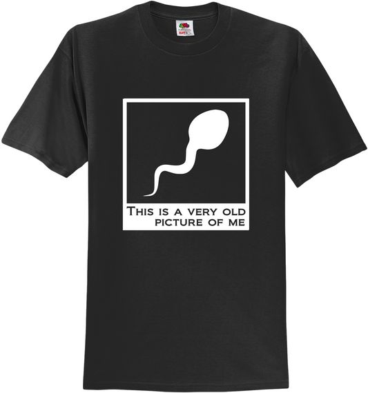 Minty Tees This Is A Very Old Picture Of Me Men's Men's T-Shirt