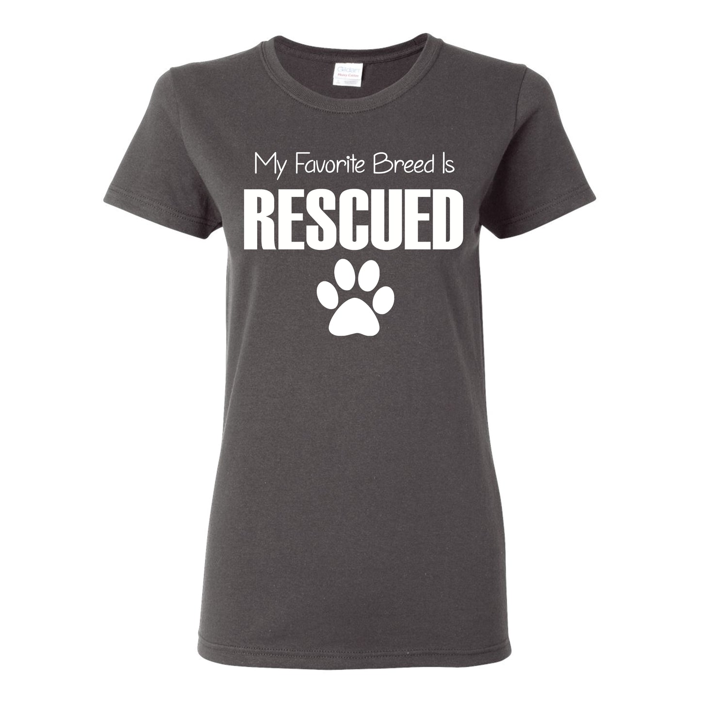 My Favorite Breed Is Rescued Women's T-Shirt