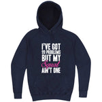 "I Got 99 Problems But My Squat Ain't One" hoodie, 3XL, Vintage Denim