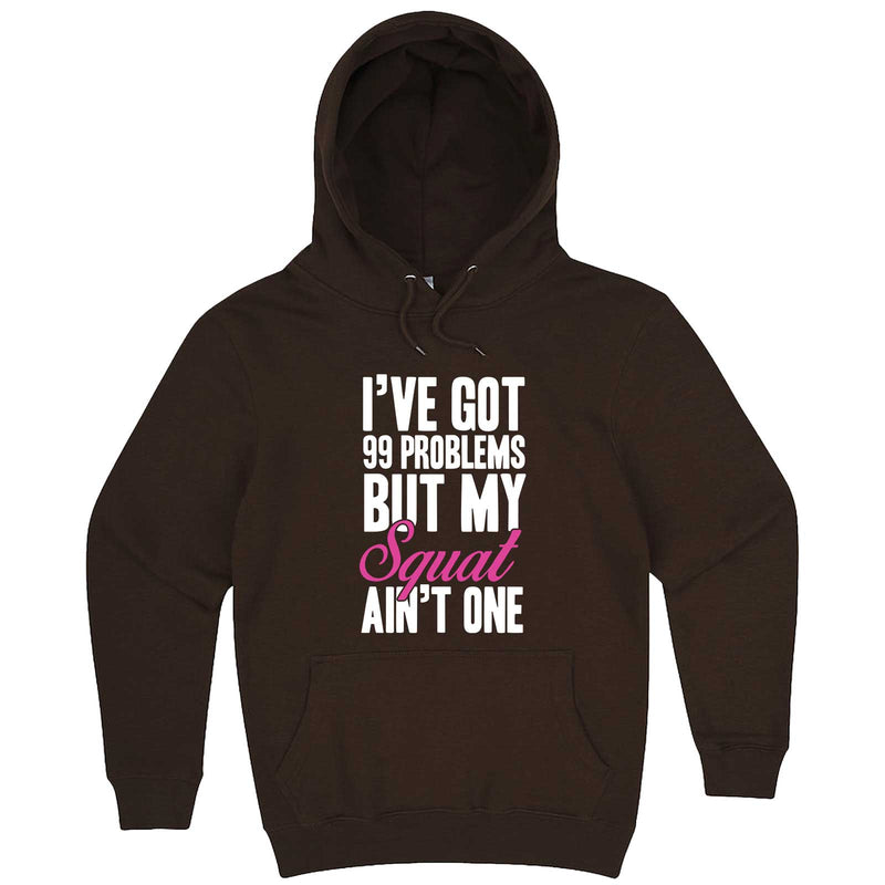  "I Got 99 Problems But My Squat Ain't One" hoodie, 3XL, Chestnut