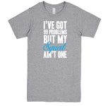  "I Got 99 Problems But My Squat Ain't One" men's t-shirt Heather-Grey