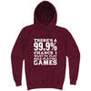  "There's a 99% Chance I Want To Play Role-Playing Games" hoodie, 3XL, Vintage Brick