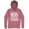  "There's a 99% Chance I Want To Play Role-Playing Games" hoodie, 3XL, Mauve