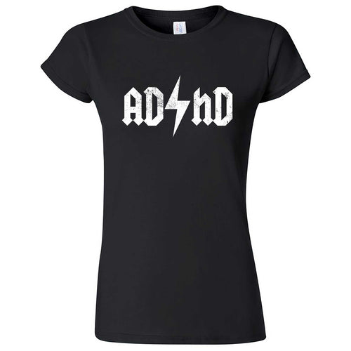  "AD/HD Concert Tee" women's t-shirt Black
