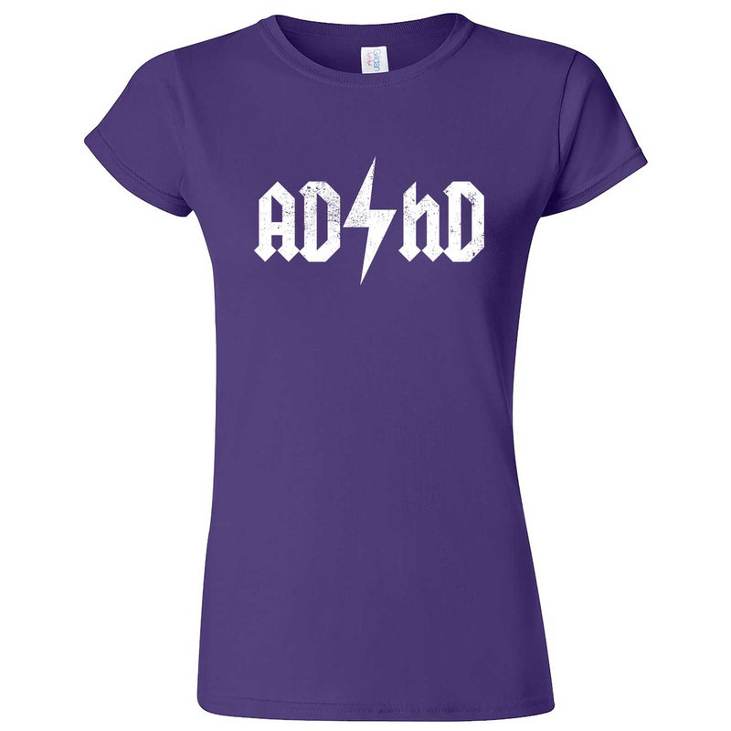  "AD/HD Concert Tee" women's t-shirt Purple