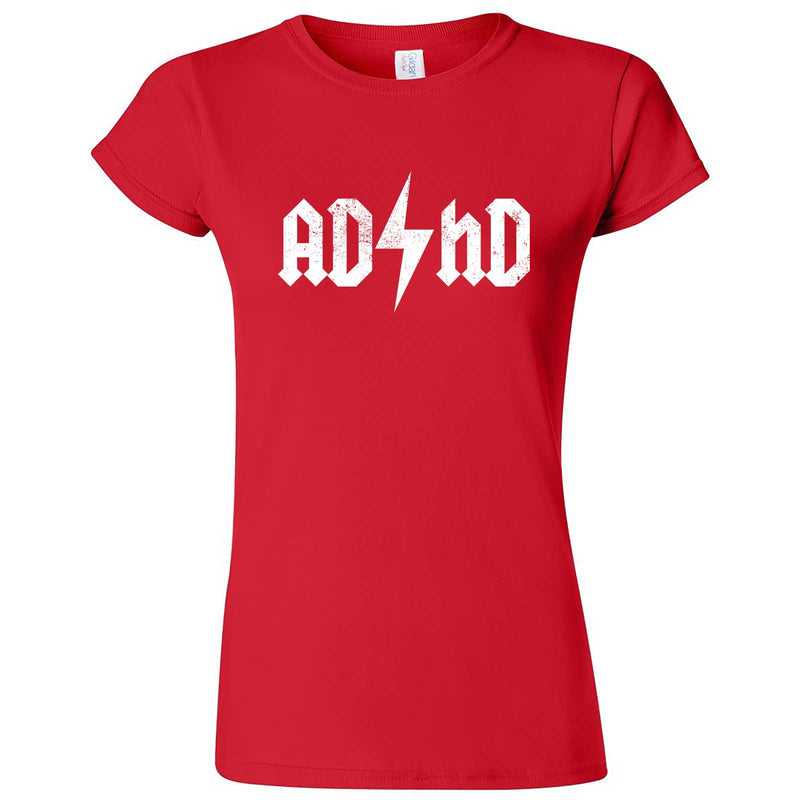  "AD/HD Concert Tee" women's t-shirt Red