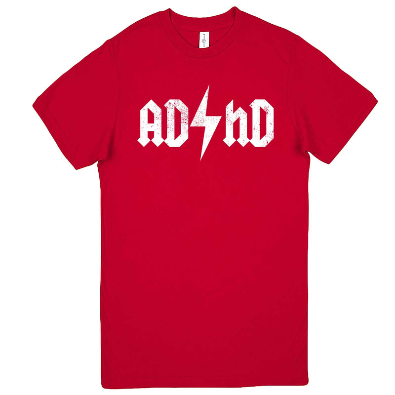  "AD/HD Concert Tee" men's t-shirt Red