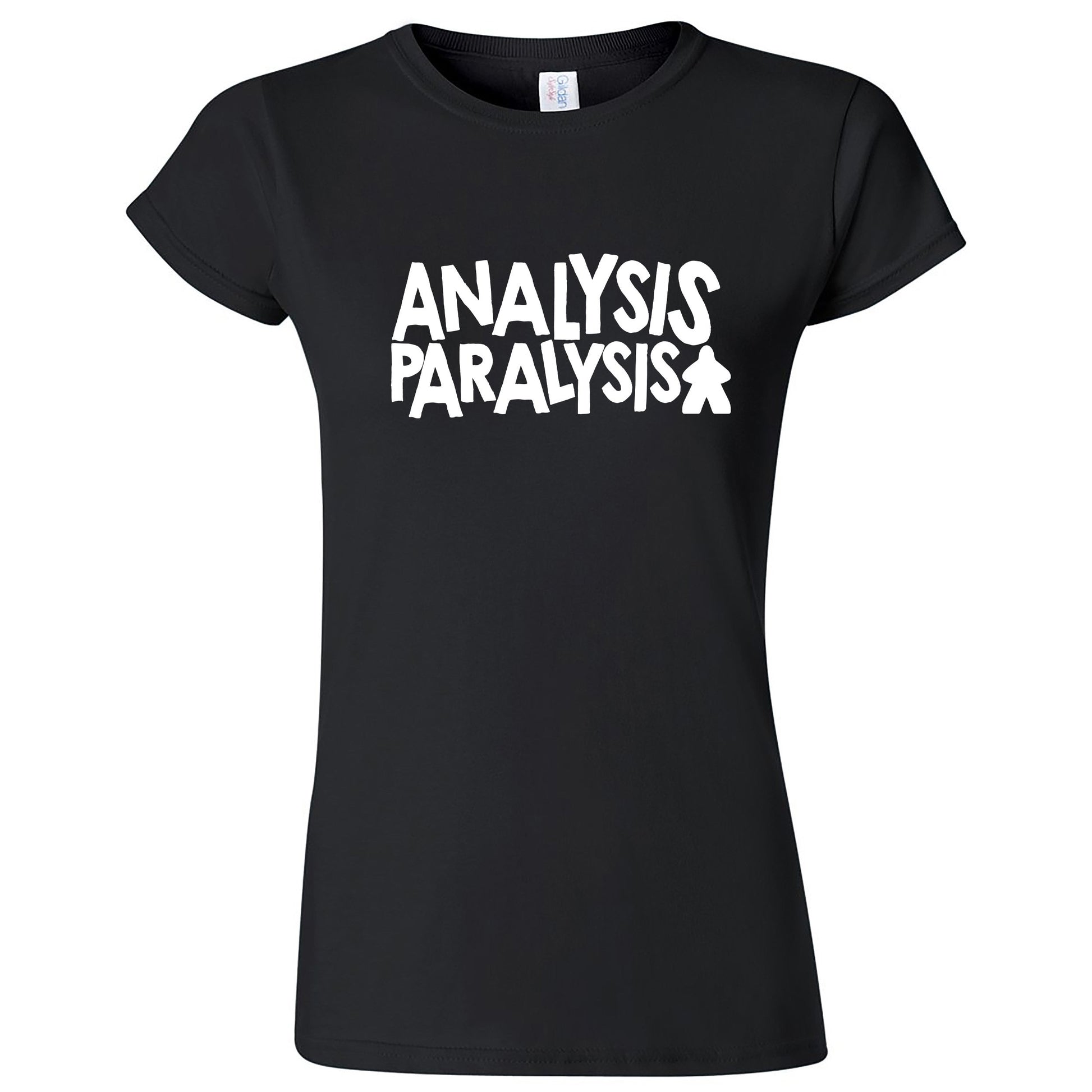 Funny "Analysis Paralysis" hoodie Black